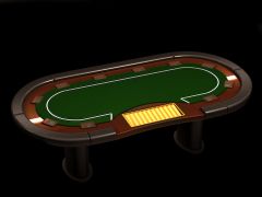 Poker media table