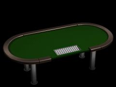 Poker tournament table