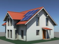 Residential Solar House